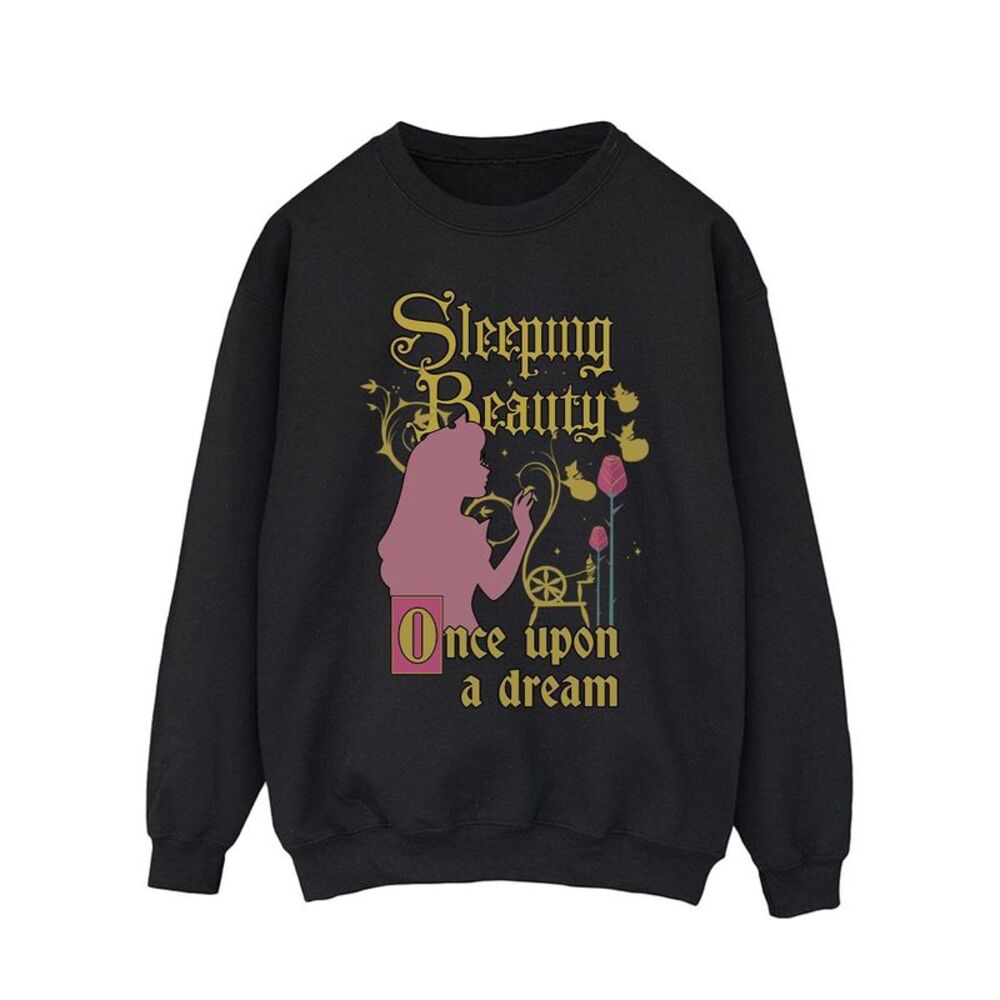 Sleeping Beauty Mens Once Upon A Dream Disney Sweatshirt / Black